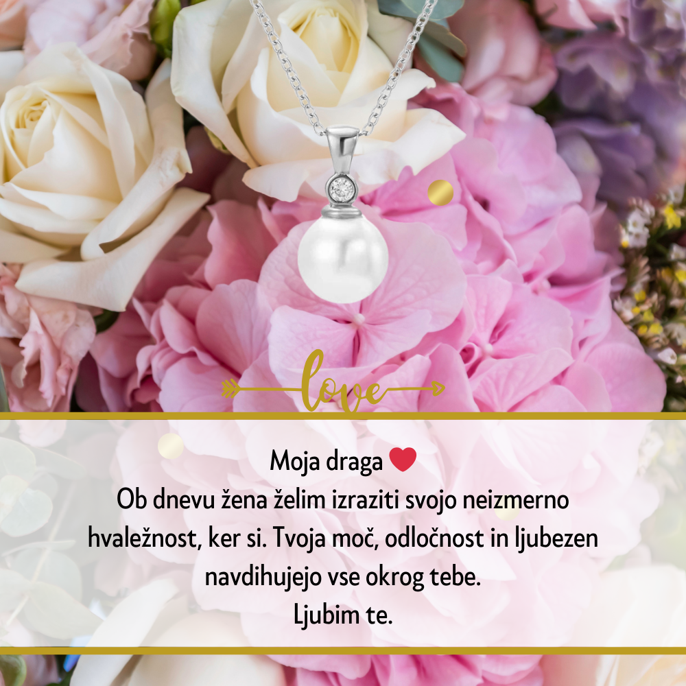 Odkrijte popolno darilo za Dan žena s personalizirano verižico. Izrazite svojo ljubezen in spoštovanje z edinstvenim nakitom, ki bo za vedno ohranil poseben trenutek.
