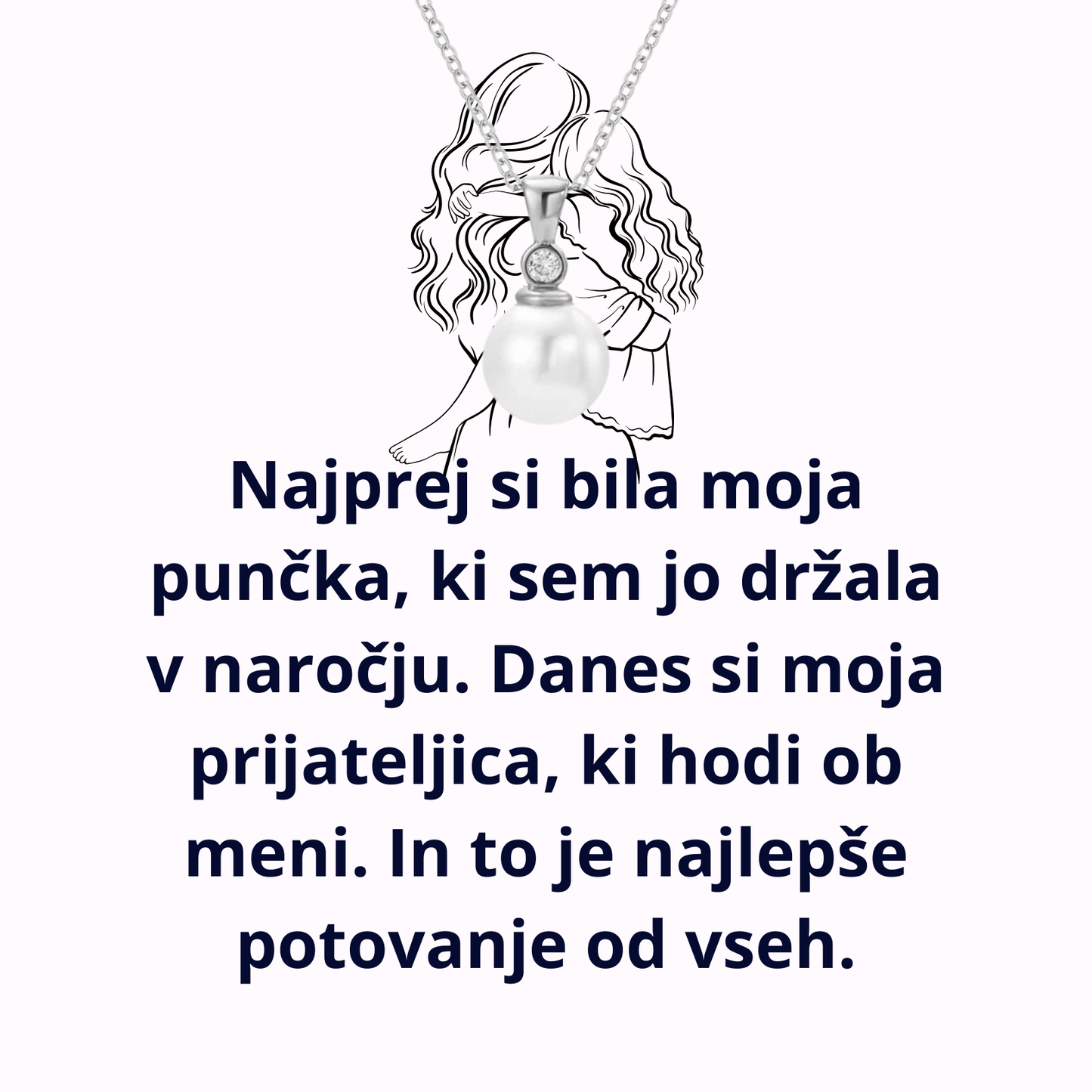 116. Nova kolekcija I Verižica s posvetilom I Darilo, ki se zapiše v večnost.