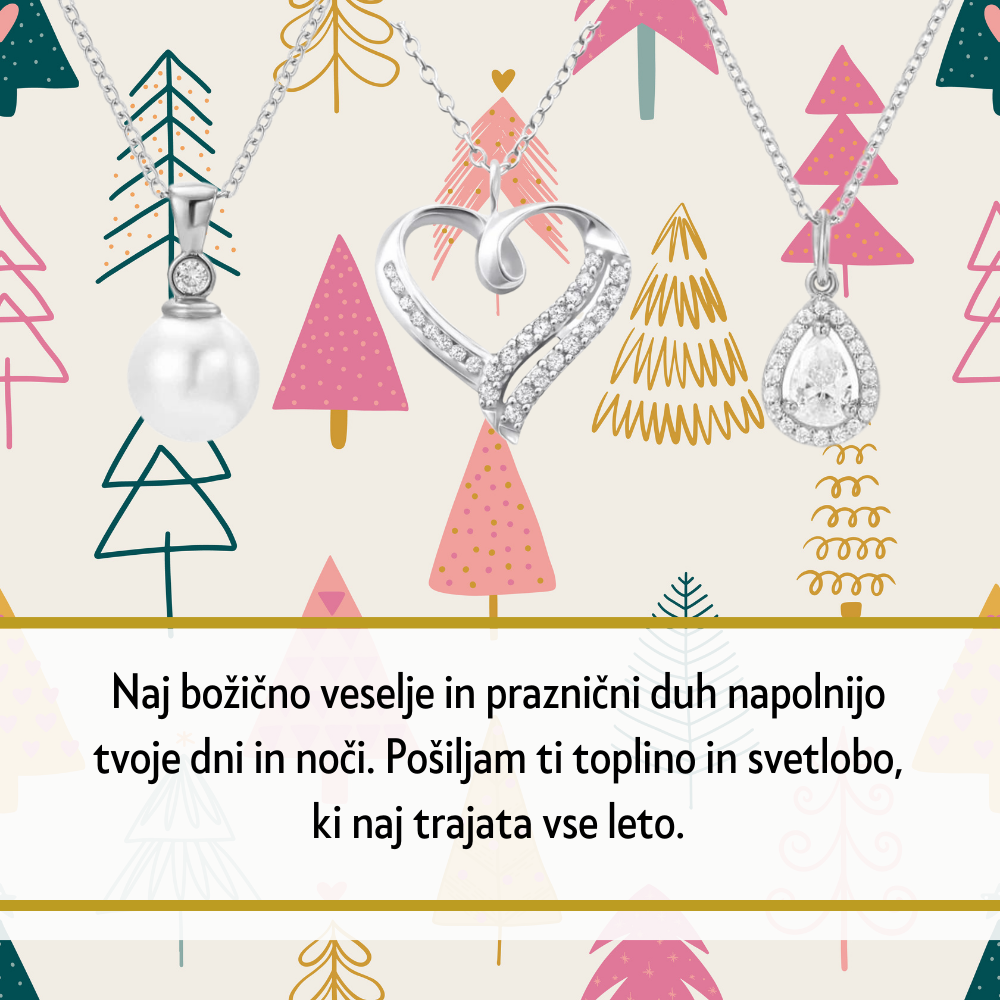 106. Personalizirana unikatna verižica z Imenom - Popolno Božično Darilo