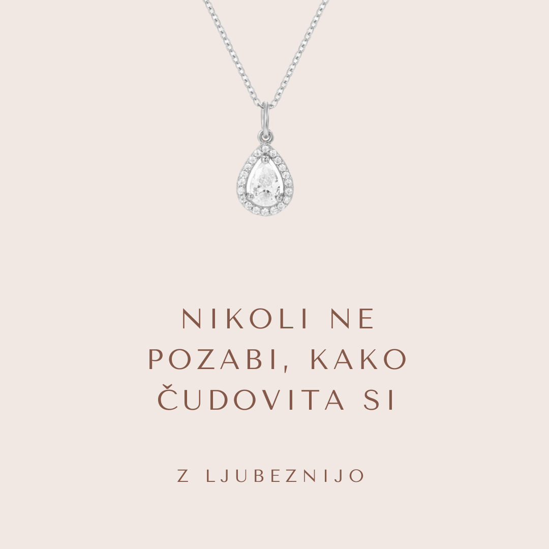 116. Nova kolekcija I Verižica s posvetilom I Darilo, ki se zapiše v večnost.