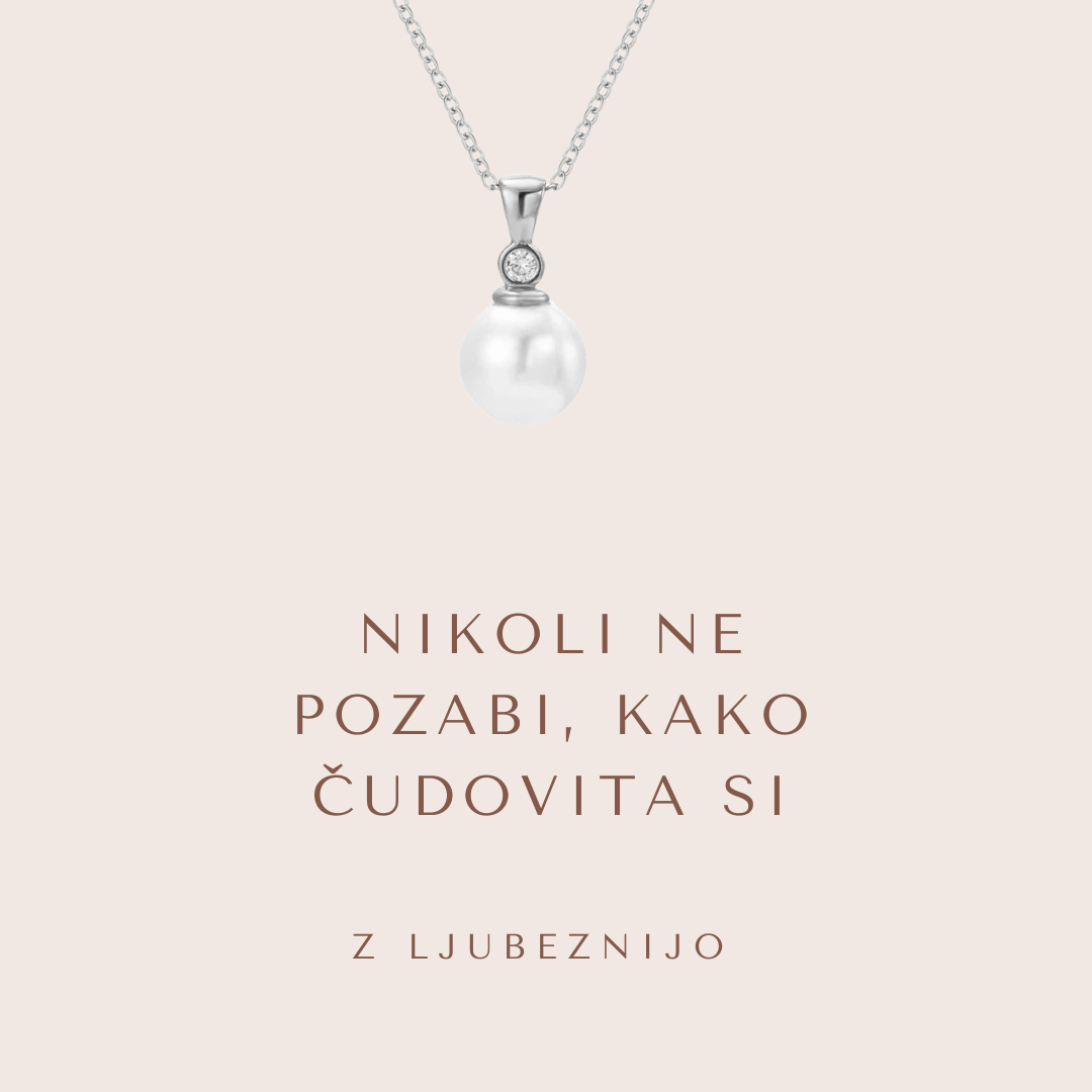 116. Nova kolekcija I Verižica s posvetilom I Darilo, ki se zapiše v večnost.