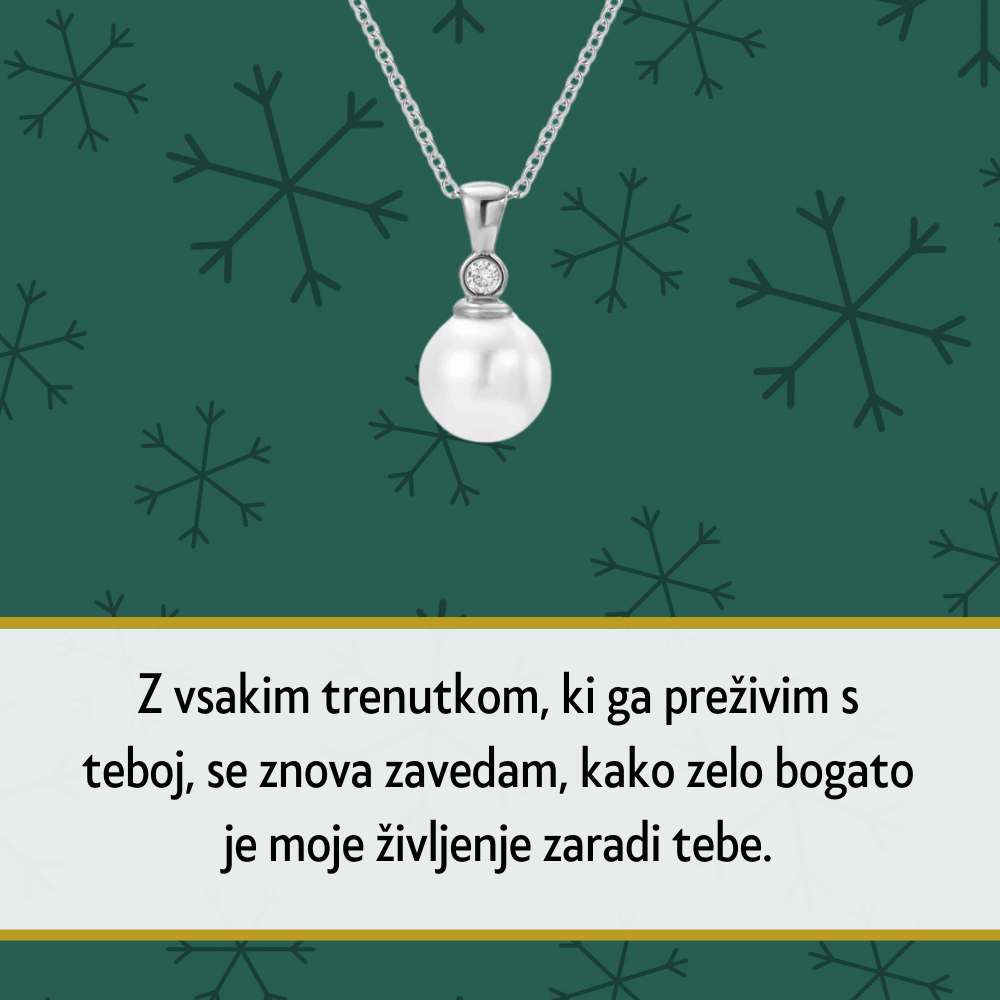 110. Personalizirana unikatna verižica z Imenom - Popolno Božično Darilo