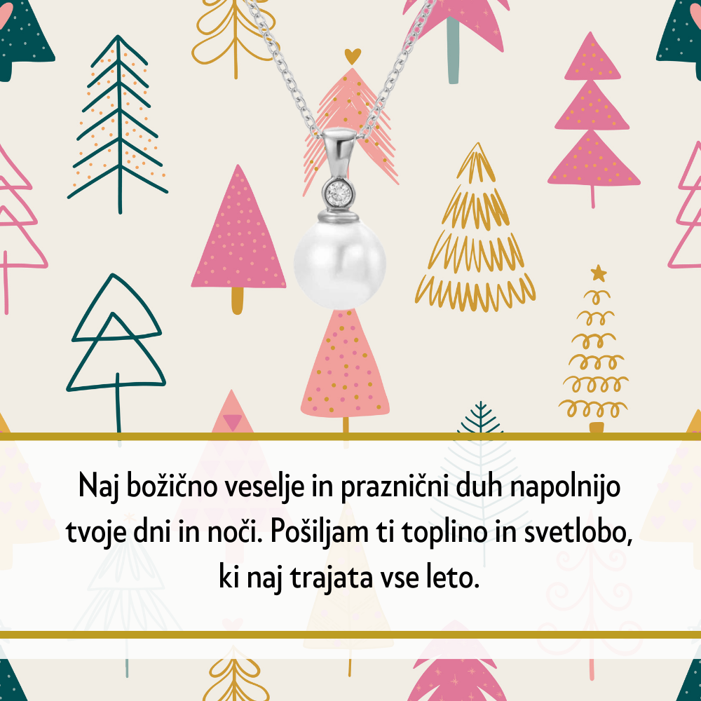 106. Personalizirana unikatna verižica z Imenom - Popolno Božično Darilo