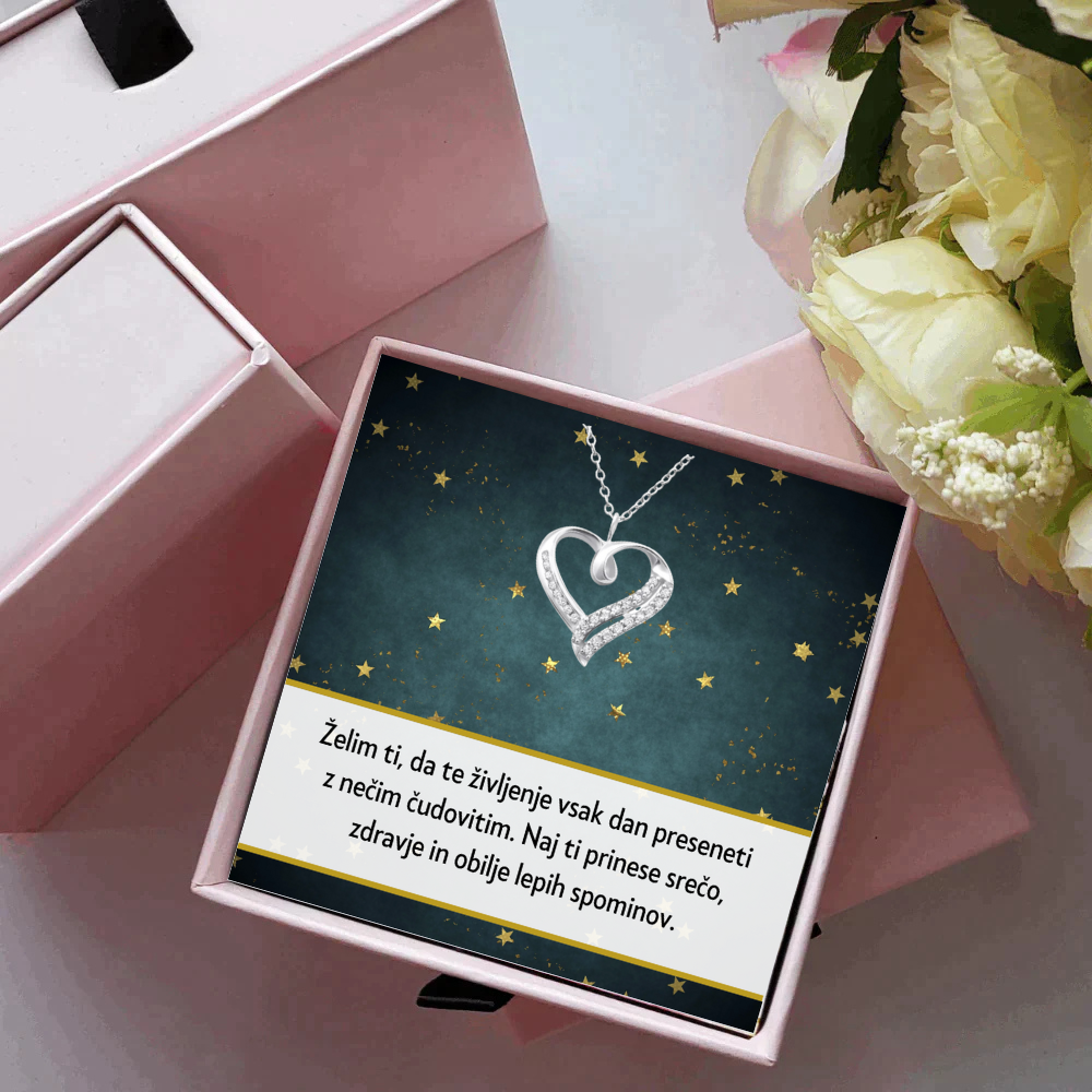 108. Personalizirana unikatna verižica z Imenom - Popolno Božično Darilo