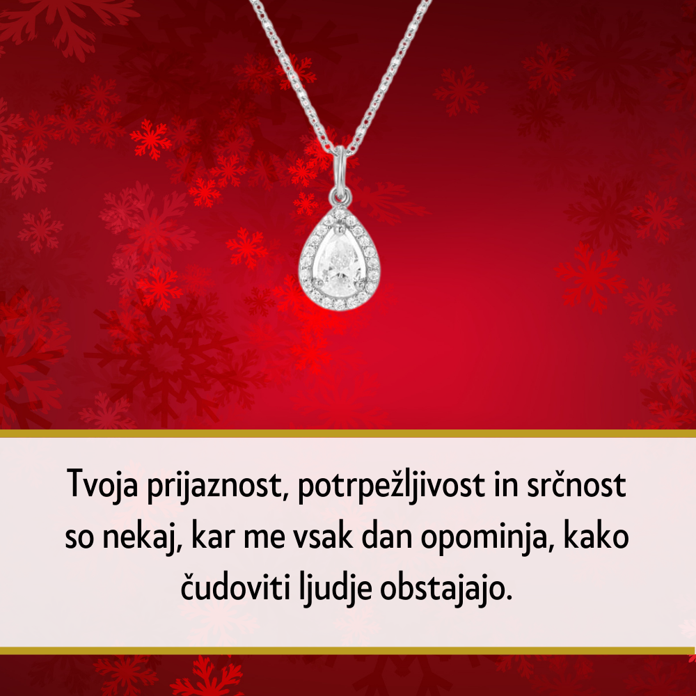 111. Personalizirana unikatna verižica z Imenom - Popolno Božično Darilo