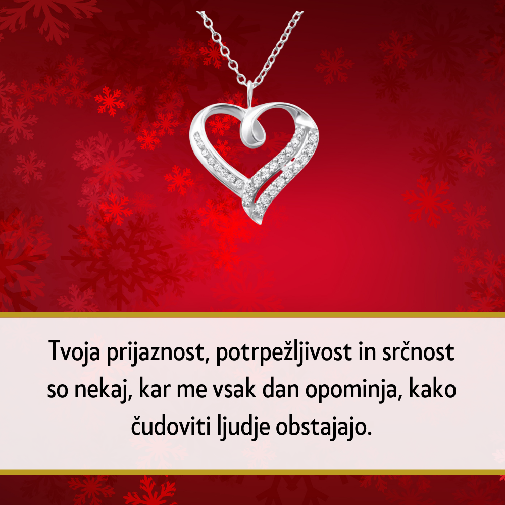 111. Personalizirana unikatna verižica z Imenom - Popolno Božično Darilo