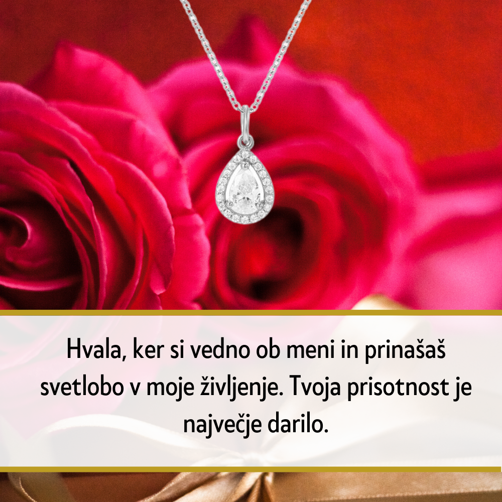 113. Personalizirana unikatna verižica z Imenom - Popolno Božično Darilo