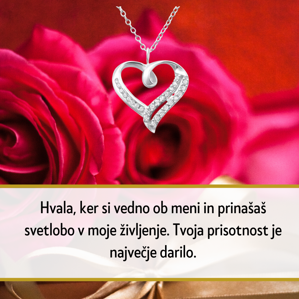113. Personalizirana unikatna verižica z Imenom - Popolno Božično Darilo