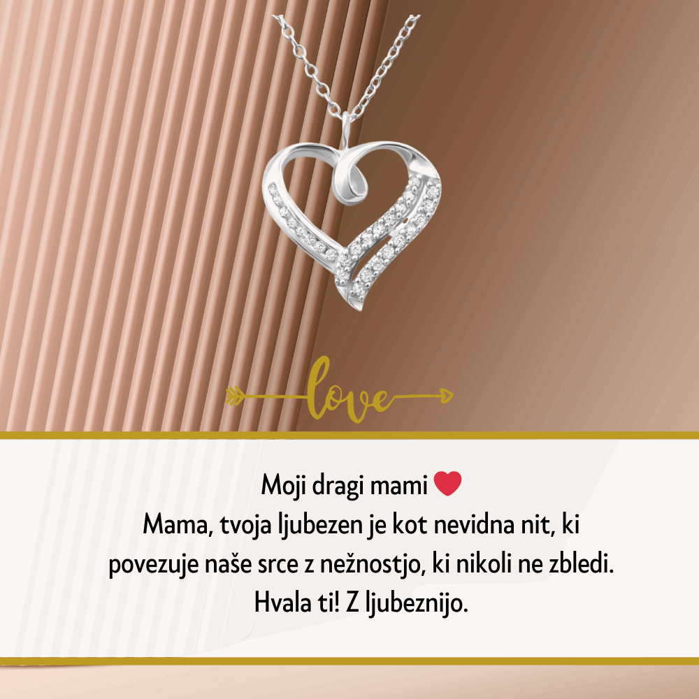 unikatno darilo za materinski dan, najlepše darilo za mamico, darilo za mami, verižica darilo za mamico, lepe rože za materinski dan