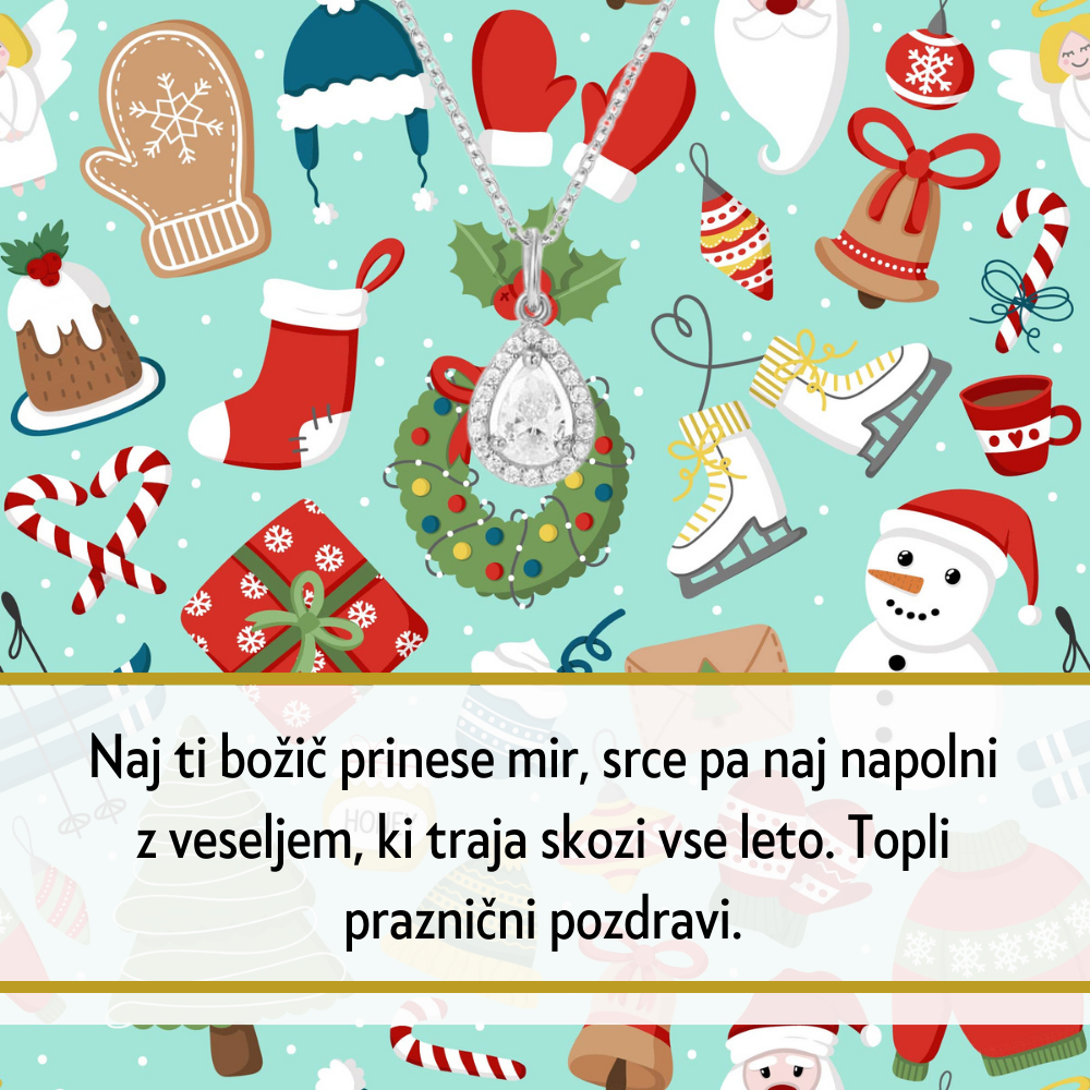 Prefinjena srebrna ogrlica s kristali in osebnim posvetilom je simbol pozornosti in ljubezni. Popolna za praznike ali osebne trenutke.
