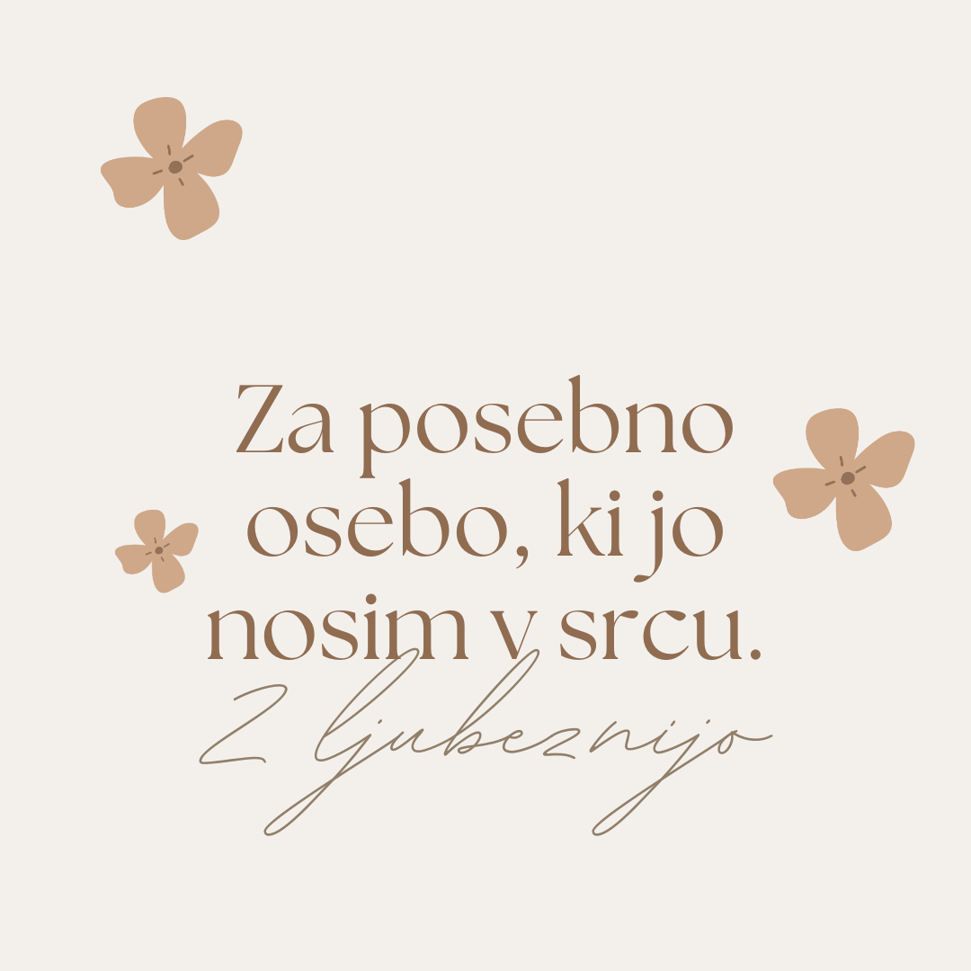Kolekcija BOHO I Verižica s posvetilom