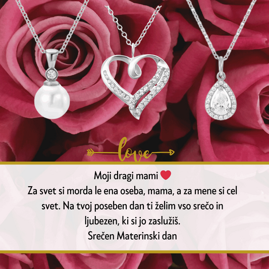 Izkažite ljubezen do svoje mame z neponovljivim darilom - personaliziranim srebrnim prstanom z izbranim verzom, ki ji bo pokazal, kako zelo jo cenite. Naša kolekcija daril za Materinski dan ponuja unikatne ideje, ki bodo vaši mamici pričarale nasmeh na obraz