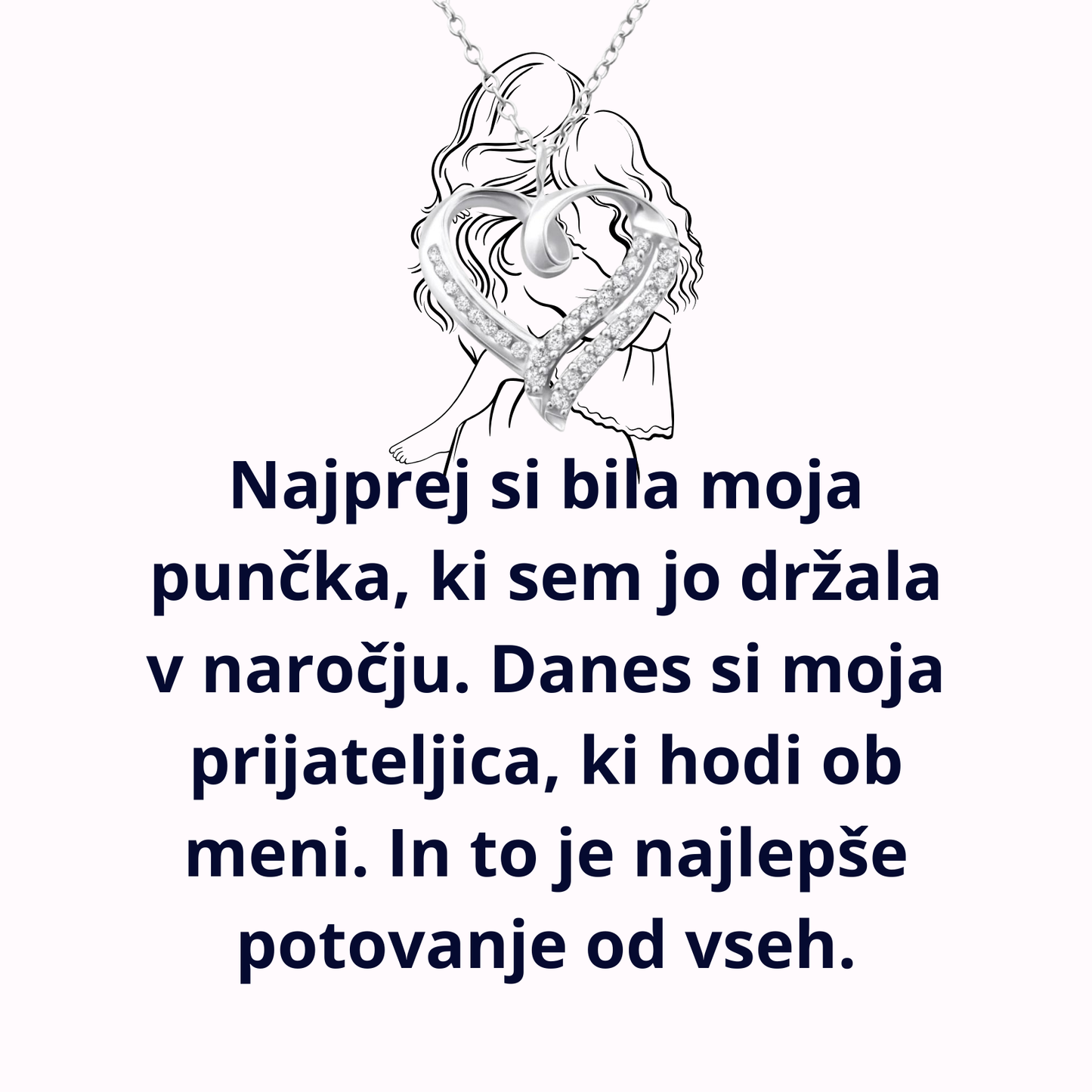 116. Nova kolekcija I Verižica s posvetilom I Darilo, ki se zapiše v večnost.