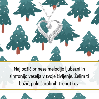 103. Personalizirana unikatna verižica z Imenom - Popolno Božično Darilo