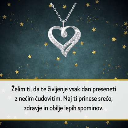 108. Personalizirana unikatna verižica z Imenom - Popolno Božično Darilo