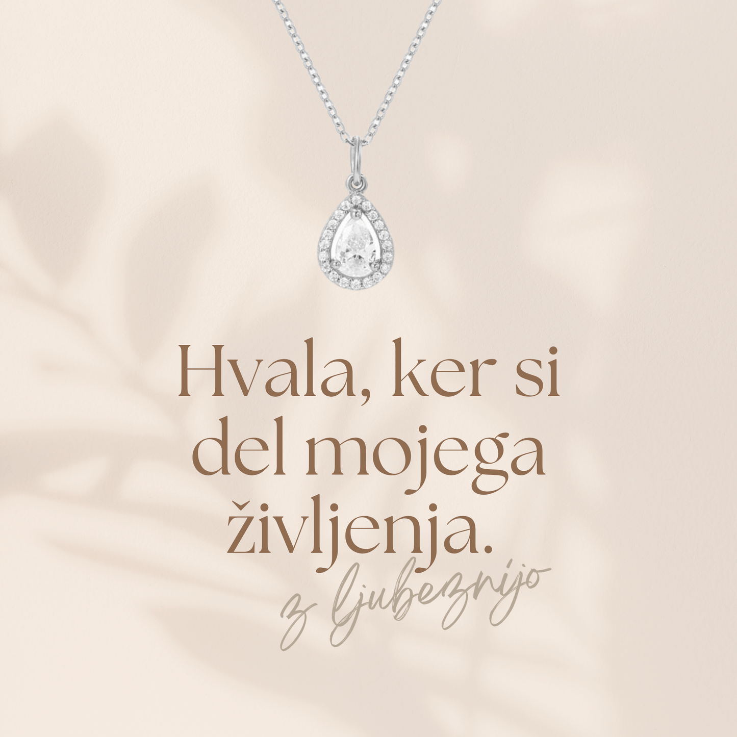 Kolekcija BOHO I Verižica s posvetilom