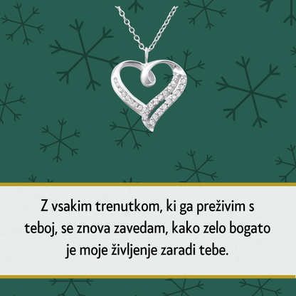 110. Personalizirana unikatna verižica z Imenom - Popolno Božično Darilo