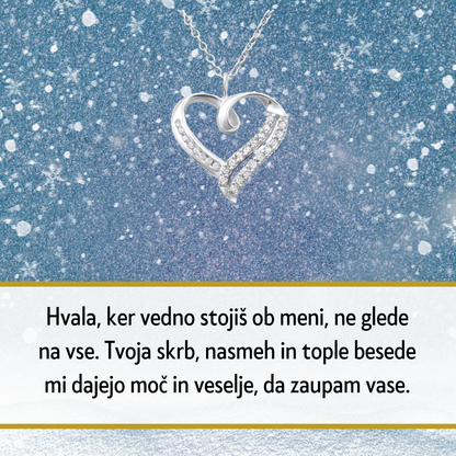 109. Personalizirana unikatna verižica z Imenom - Popolno Božično Darilo