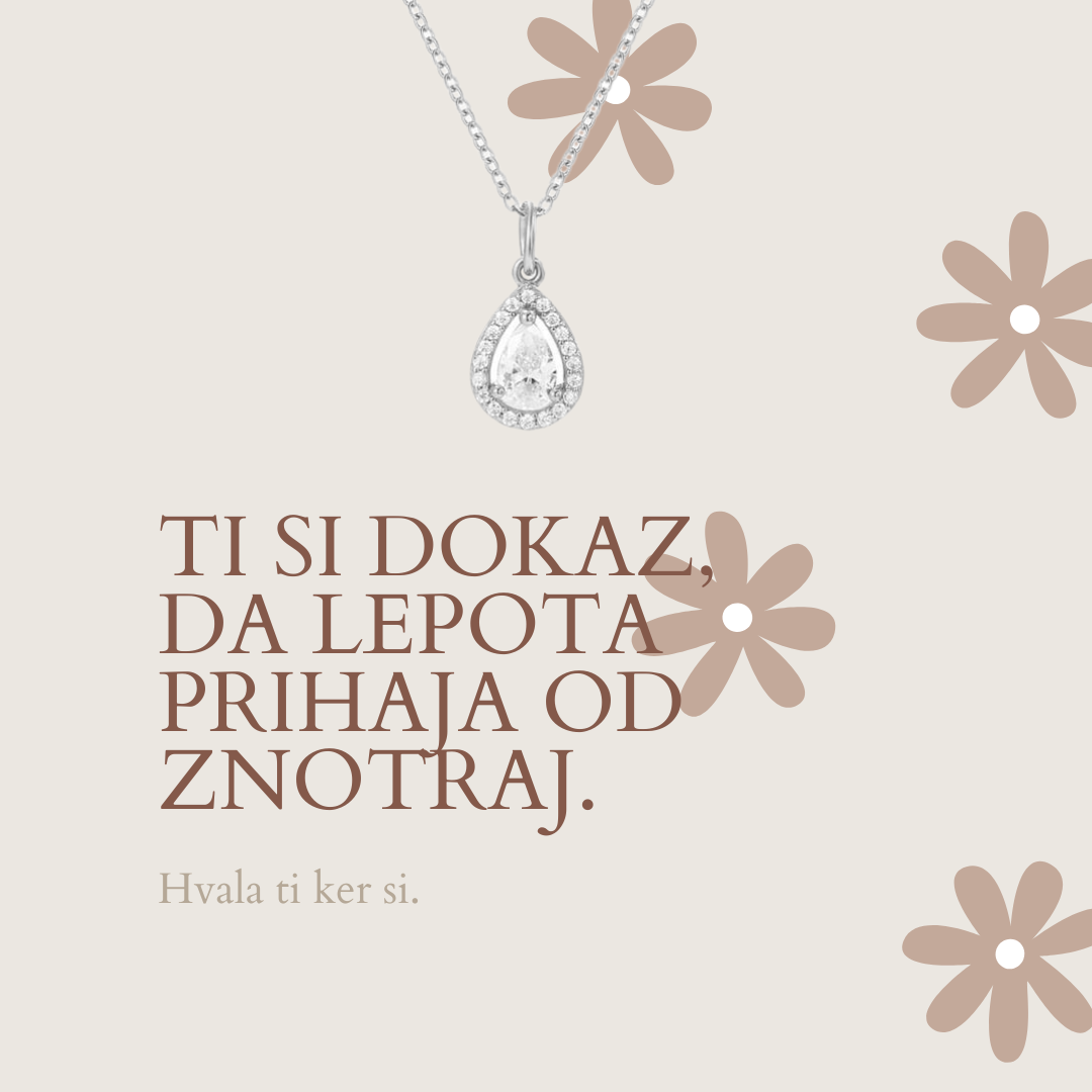 116. Nova kolekcija I Verižica s posvetilom I Darilo, ki se zapiše v večnost.