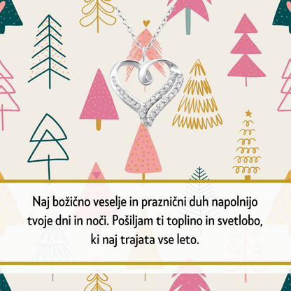 106. Personalizirana unikatna verižica z Imenom - Popolno Božično Darilo