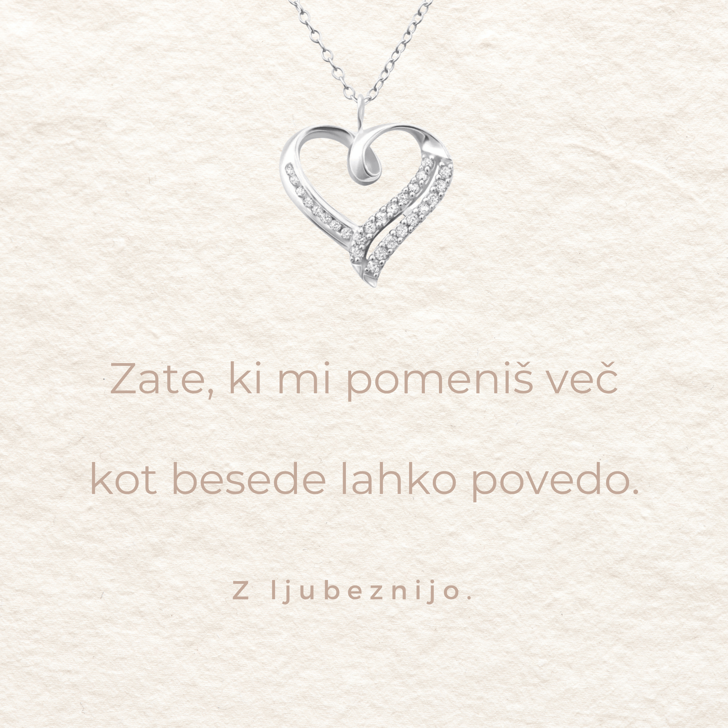 Kolekcija BOHO I Verižica s posvetilom