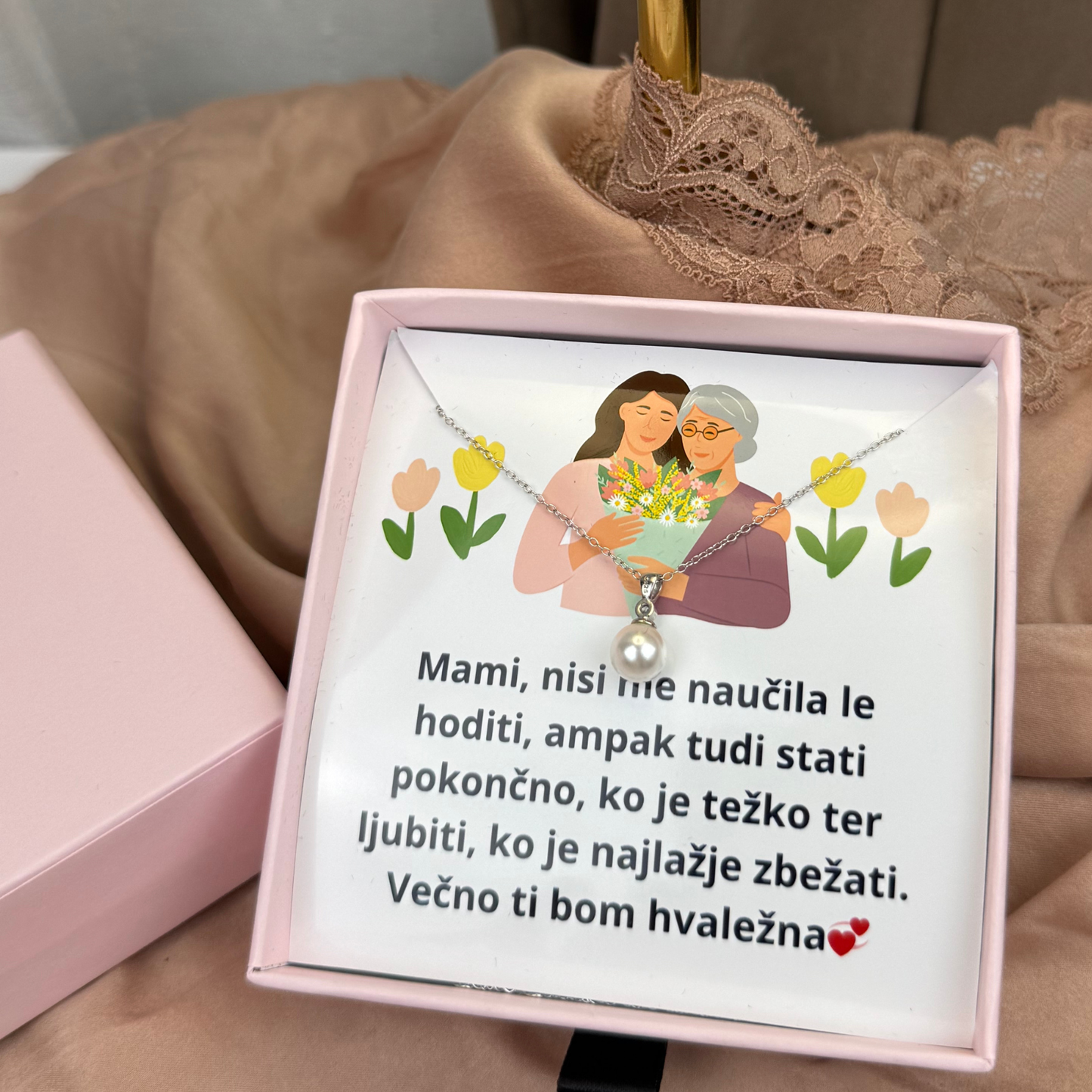 116. Nova kolekcija I Verižica s posvetilom I Darilo, ki se zapiše v večnost.