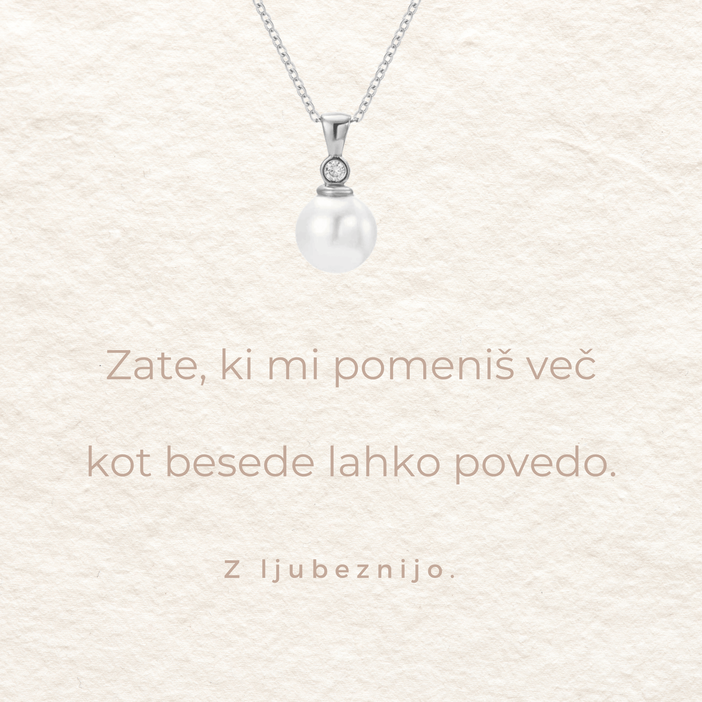 Kolekcija BOHO I Verižica s posvetilom