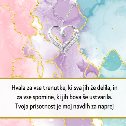 112. Personalizirana unikatna verižica z Imenom - Popolno Božično Darilo