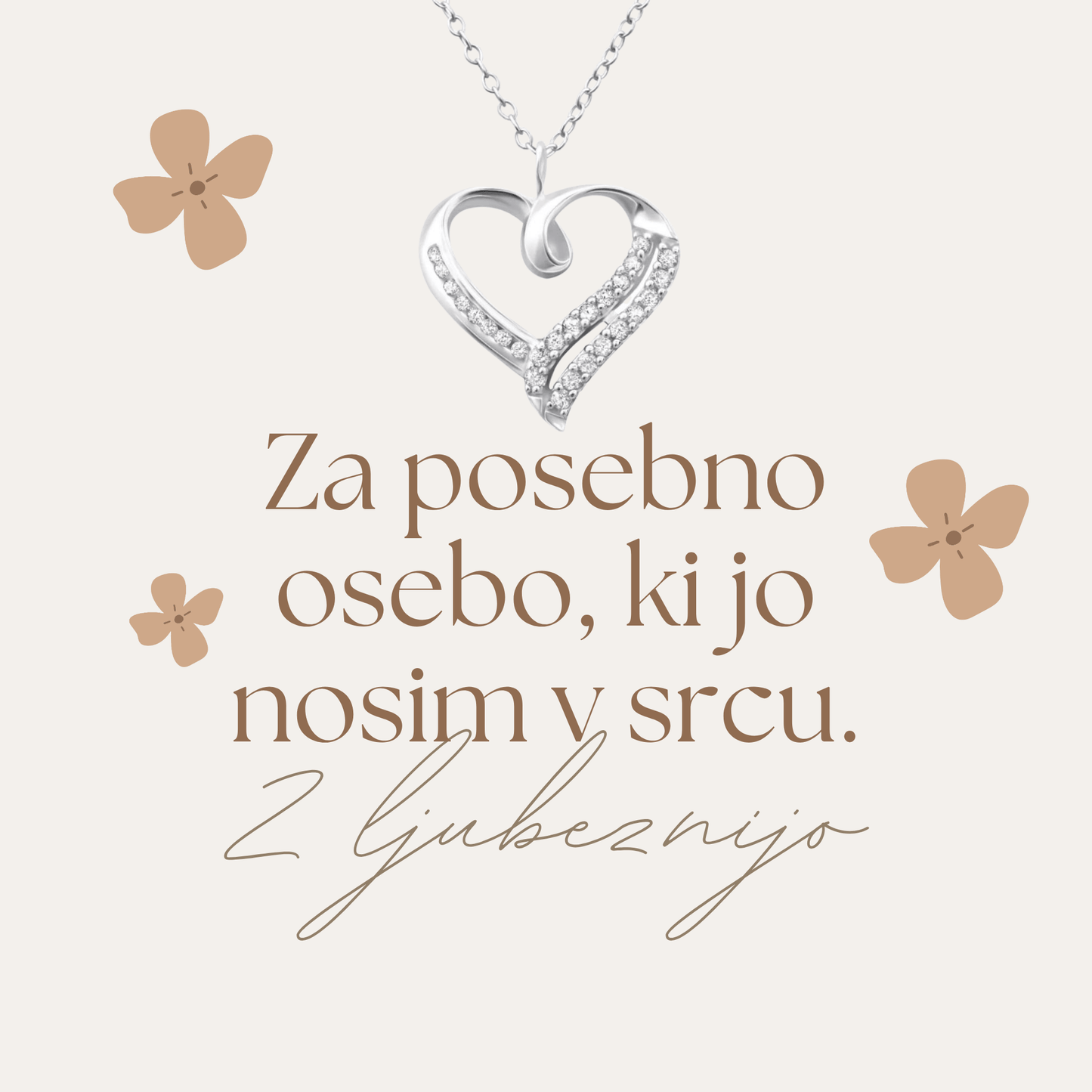 Kolekcija BOHO I Verižica s posvetilom