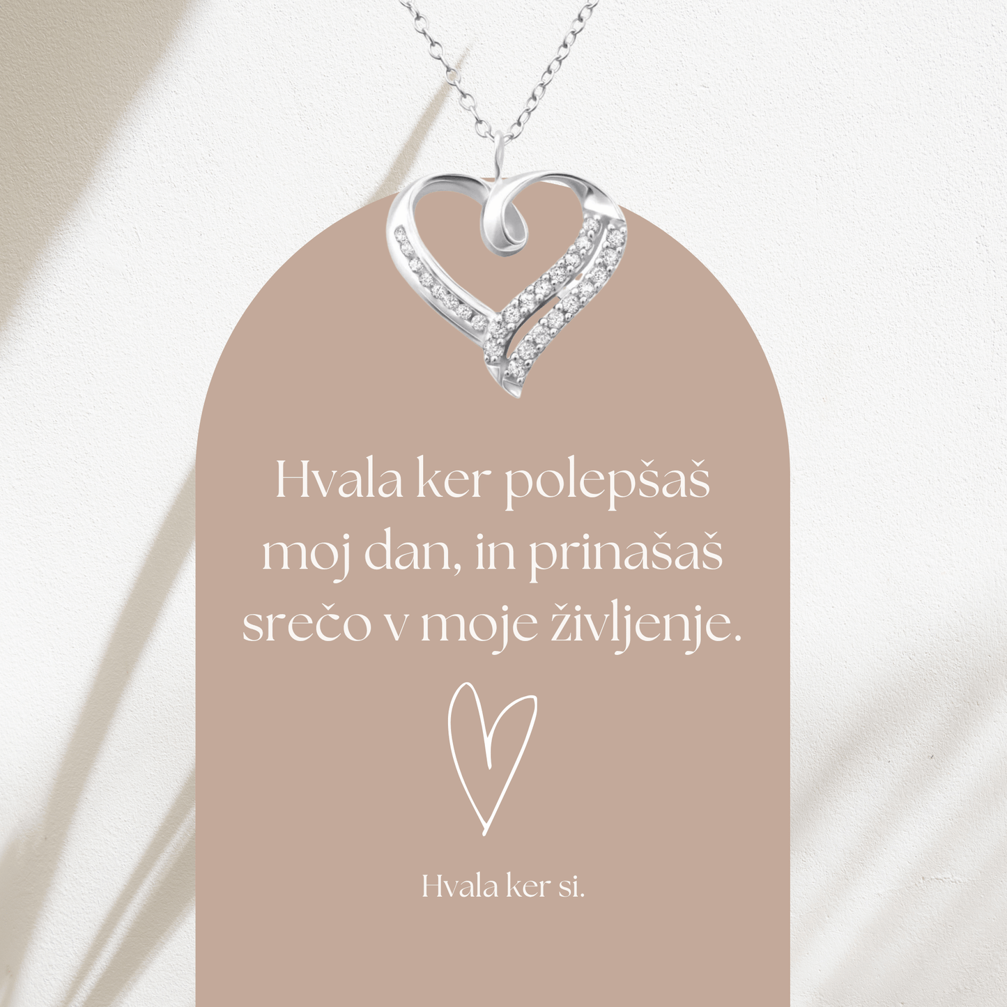 Kolekcija BOHO I Verižica s posvetilom