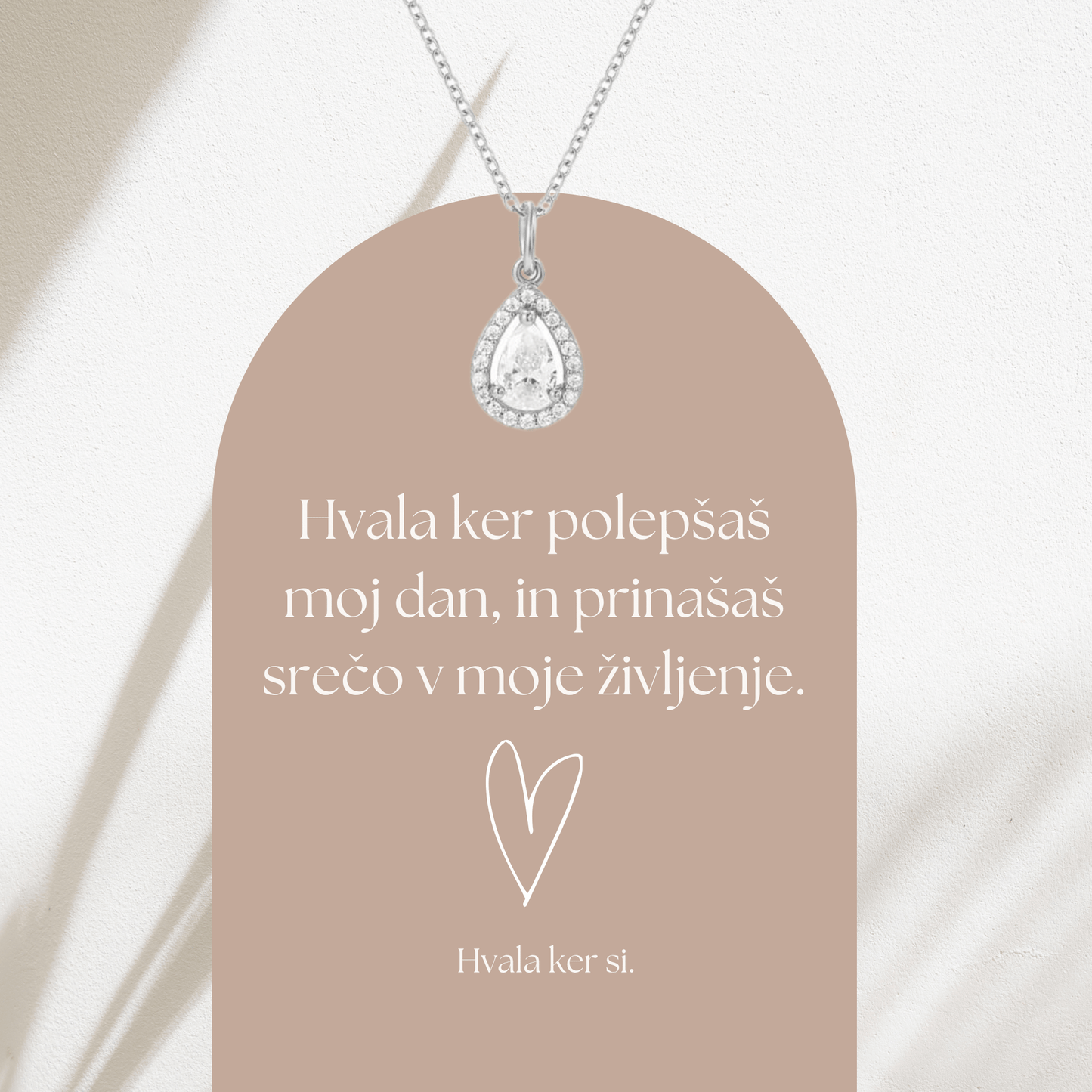 Kolekcija BOHO I Verižica s posvetilom