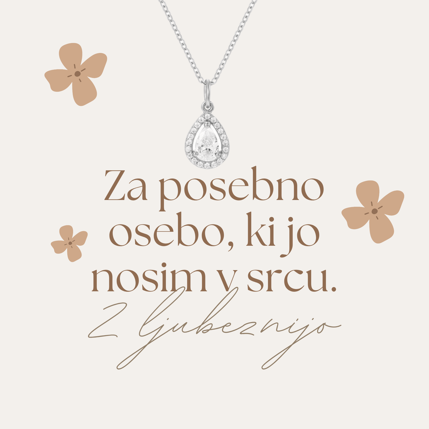 Kolekcija BOHO I Verižica s posvetilom